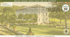Desktop Screenshot of chateautalaud.com